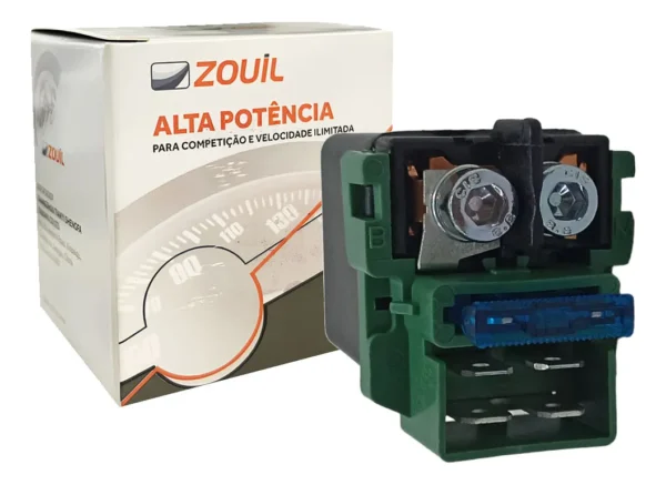 RELÉ PARTIDA BIZ 125 09/10 CG CARGO ES  09/15 CG 125 FAN ES ESD 09/15 NXR 125 BROS 13/15 CG 150 FAN ESI 10/15 CG 150 TIT ES ESI ESD EX 09/15 NXR 150 BROS ES ESD 09/14 CG 160 START ES 16/23 CG 160 FAN ESDI 16/23 CG 160 TIT EX 16/23 XRE 190A 16/23 ZOUIL